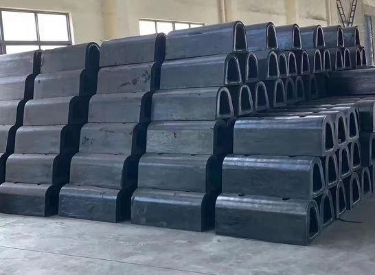 Black Marine cao su Fender loại D tùy chỉnh cho tàu và bến cảng