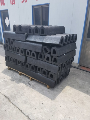 Black Marine cao su Fender loại D tùy chỉnh cho tàu và bến cảng