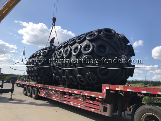 Đòi đệm cao su khí nén biển cho bảo vệ tàu và bến cảng 50kpa 80kpa