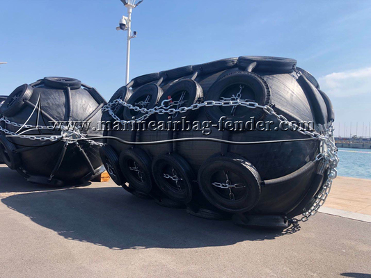 1.5m X 3m Bánh cao su bơm bơm bơm bến cảng cho tàu và tàu thuyền