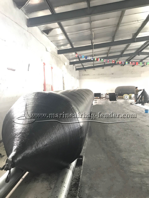 Kích thước tùy chỉnh túi khí biển chống rách túi khí cao su bơm hơi màu đen