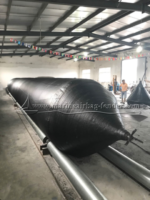 Kích thước tùy chỉnh túi khí biển chống rách túi khí cao su bơm hơi màu đen