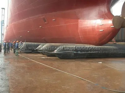 Tàu nâng bóng bay lăn túi khí thuyền khởi động túi khí chống rách