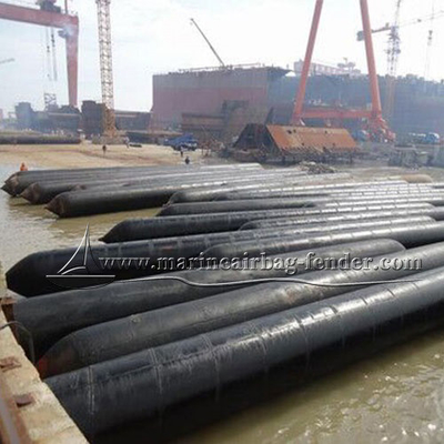 Đen tùy chỉnh tàu phóng túi khí nâng và di chuyển túi khí cao su hải quân