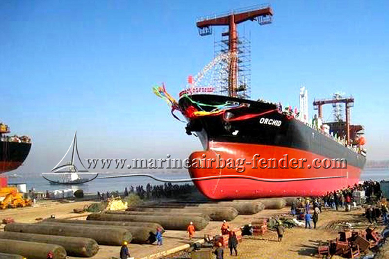 Tàu nâng bóng bay lăn túi khí thuyền khởi động túi khí chống rách