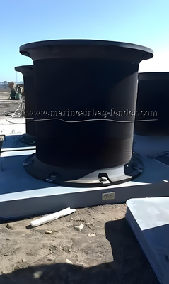 Đường chắn cao su bến tàu biển bền được tùy chỉnh với chuỗi thép không gỉ