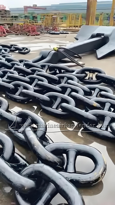Chuỗi thép galvanized nặng, dây chuyền neo đậu cho thuyền buồm / tàu thủy